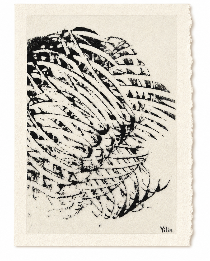 Textured abstract artwork